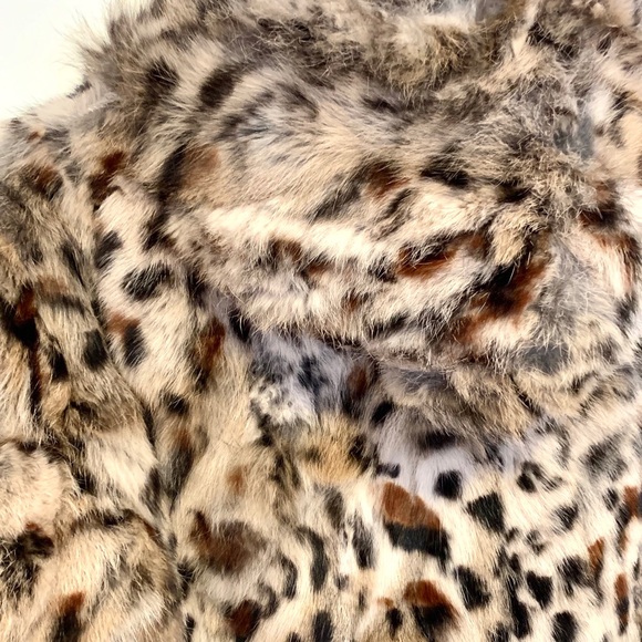 Rabbit fur coat size small - Picture 3 of 6